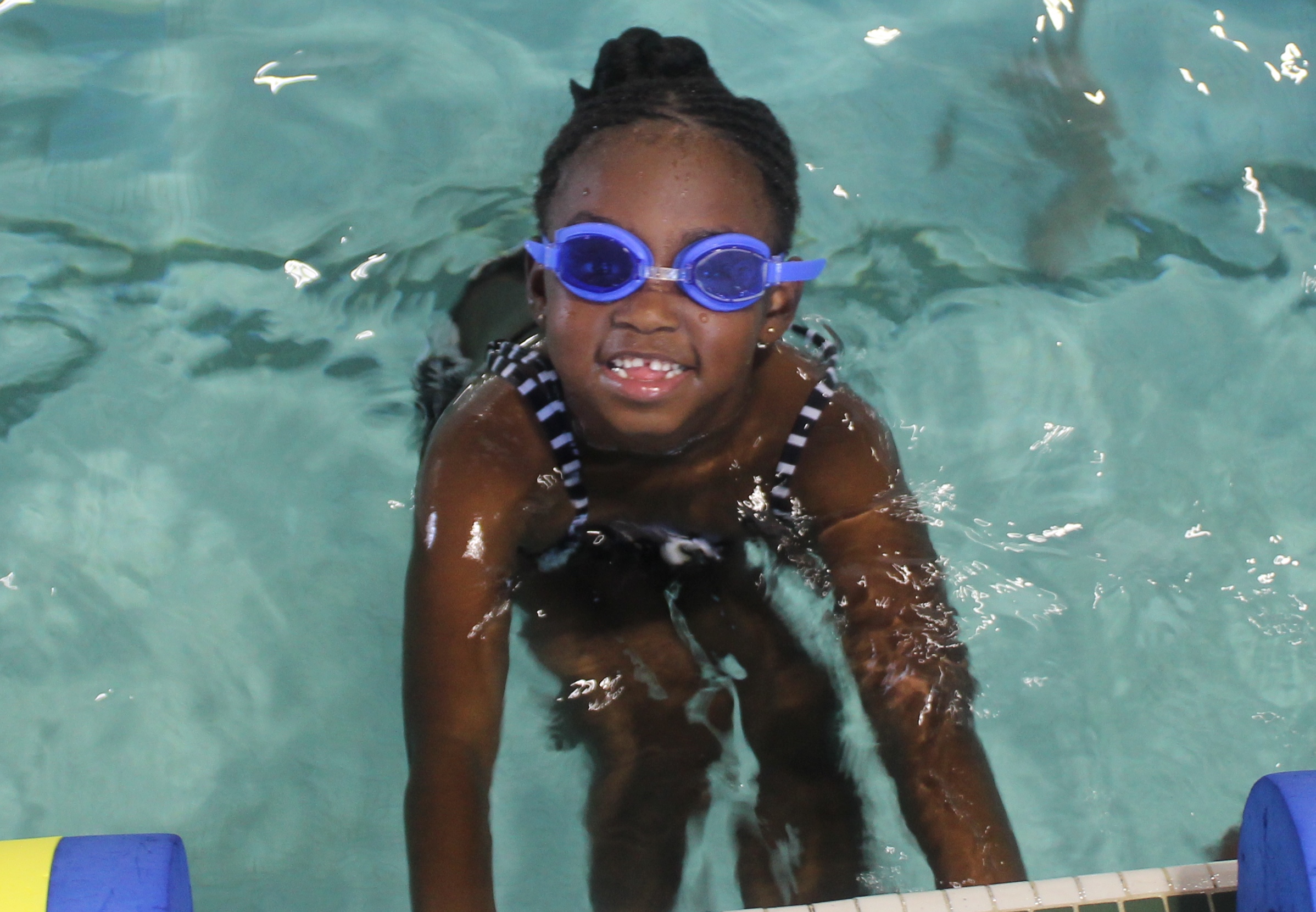 Horizons students swimming